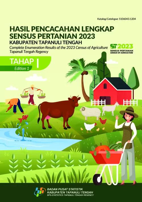 Hasil Pencacahan Lengkap Sensus Pertanian 2023 - Tahap I Kabupaten Tapanuli Tengah